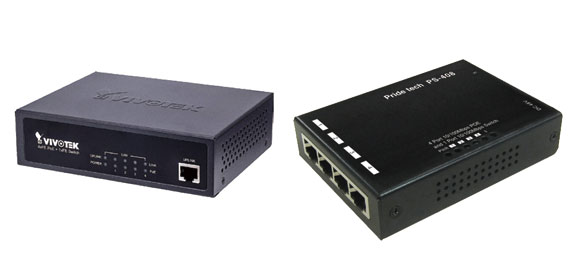 VIVOTEKとPride TechのPoEハブ画像