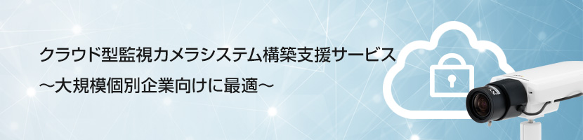 プライベートクラウド型監視カメラシステム
