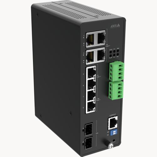 AXIS D8208-R 産業用 PoE++ スイッチ