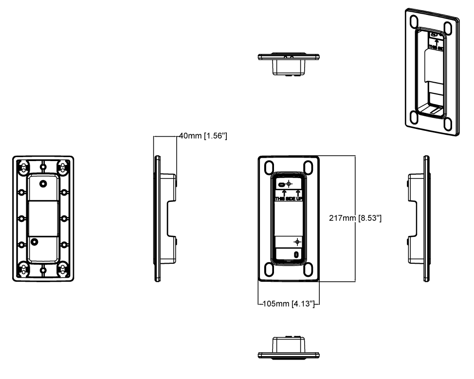 TI8204 埋め込み型マウント