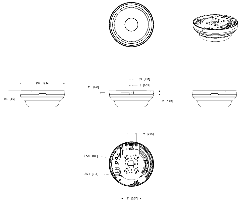 AXIS P3748-PLVE Panoramic Camera