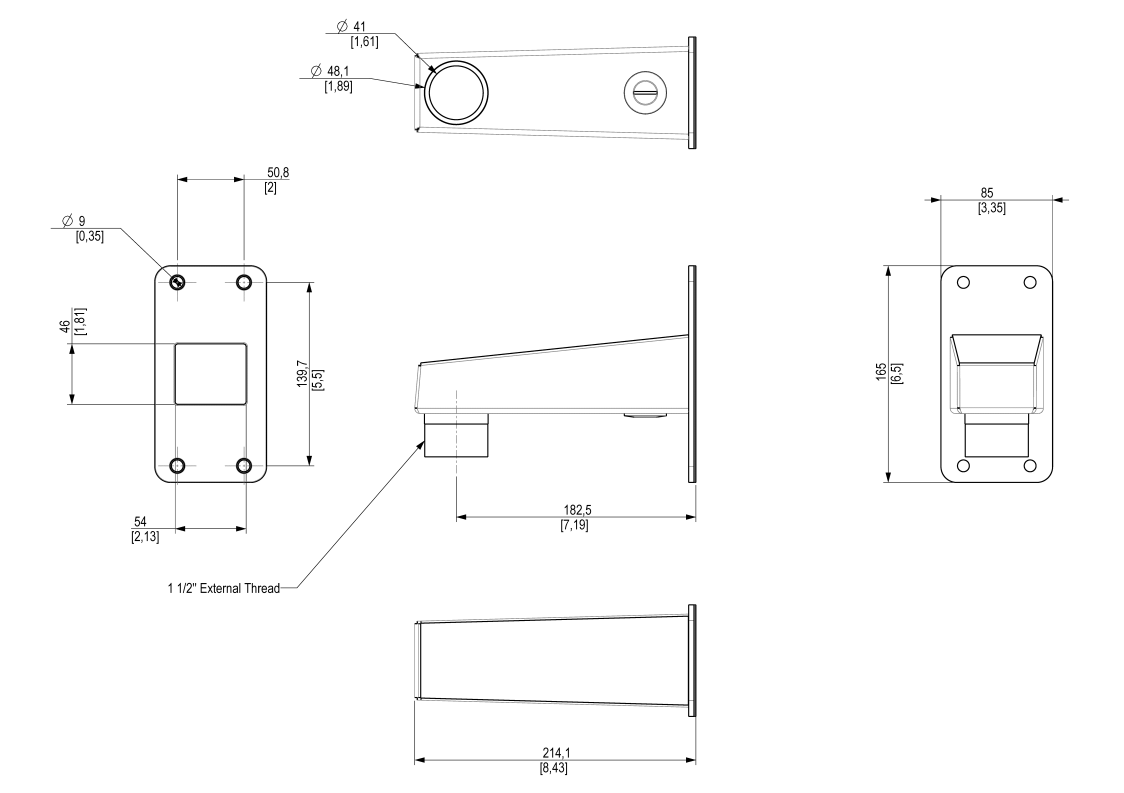 AXIS TQ3003-SE Wall Mount